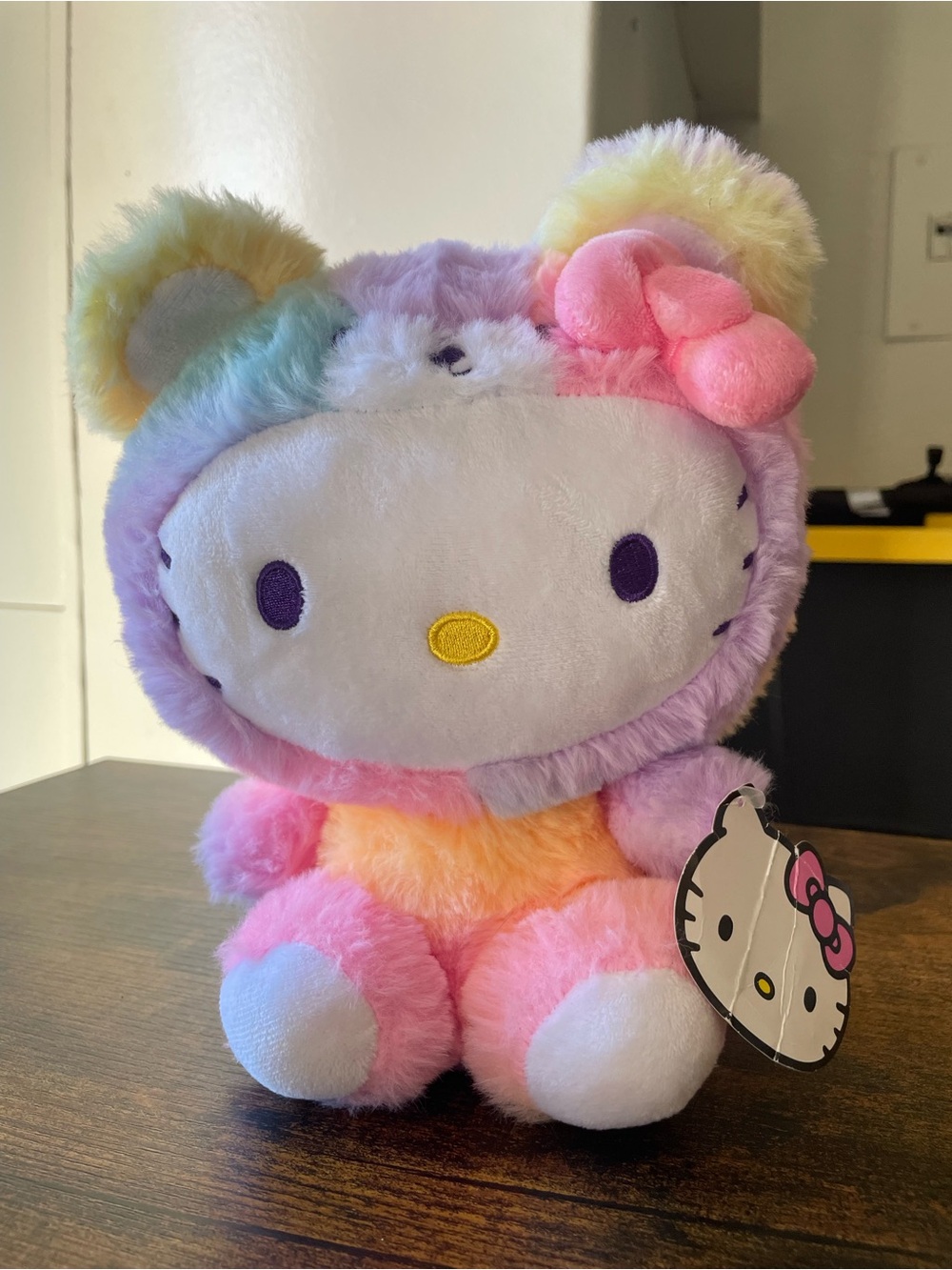 ✨ Sanrio Hello Kitty Rainbow Sherbet Bear Costume Plush NWT 🌈